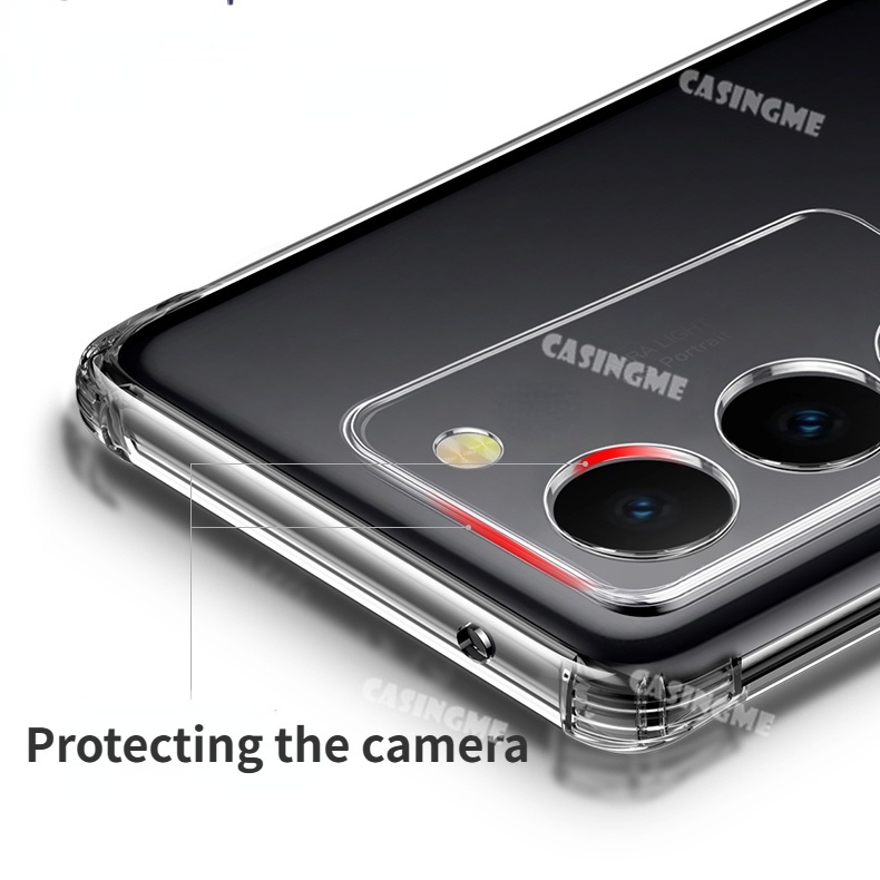 Ôp Điện Thoại Silicon Trong Suốt Có Túi Khí Chống Sốc Cho vivo v29e 2023 vivo v29e v 29 29v v29e vivov29e v 29e v29 e 5g 2023 Ốp