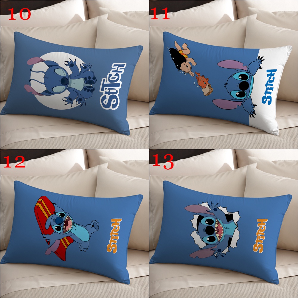 Hoạt Hình Vỏ Gối polyester Hình Chữ Nhật Một Mặt In Hình stitch Trang Trí Nhà Cửa (Không Kèm Lõi)