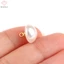 10 Cái 10mm / 12mm Nấm Giả Nhựa Áo Sơ Mi Hình Bán Nguyệt Ngọc Trai Nút Chân Cho Quần Áo May Trang Trí DIY Mới