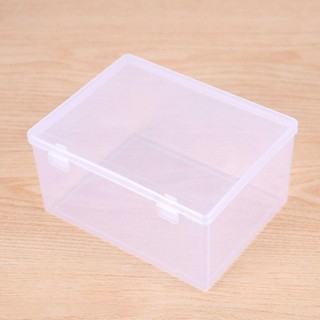 ITRUMPET 1 Hộp Bảo Quản, Hộp Lật Hình Chữ Nhật Trong Suốt, Nhỏ Vừa Lớn Dày Di Động Nhựa Cho Thuốc Trang Sức Bông Tai Mỹ Phẩm