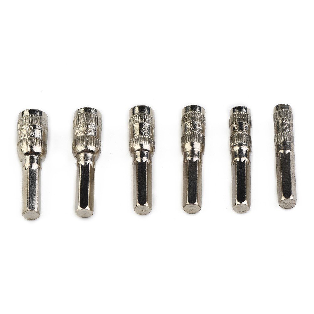 Dụng Cụ Tua Vít Lục Giác 6 Trong 1 2.5 / 3 / 3.5 / 4 / 4.5 / 5mm h4 Chuyên Dụng