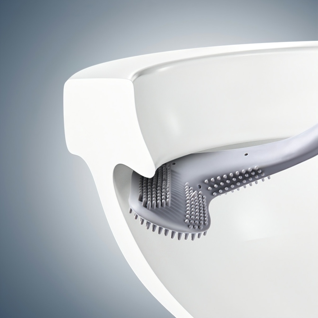 Giá sỉ - Chổi Cọ Nhà Vệ Sinh, Cây Cọ Toilet Bồn Cầu Bằng Silicon Mẫu Mới - FETA