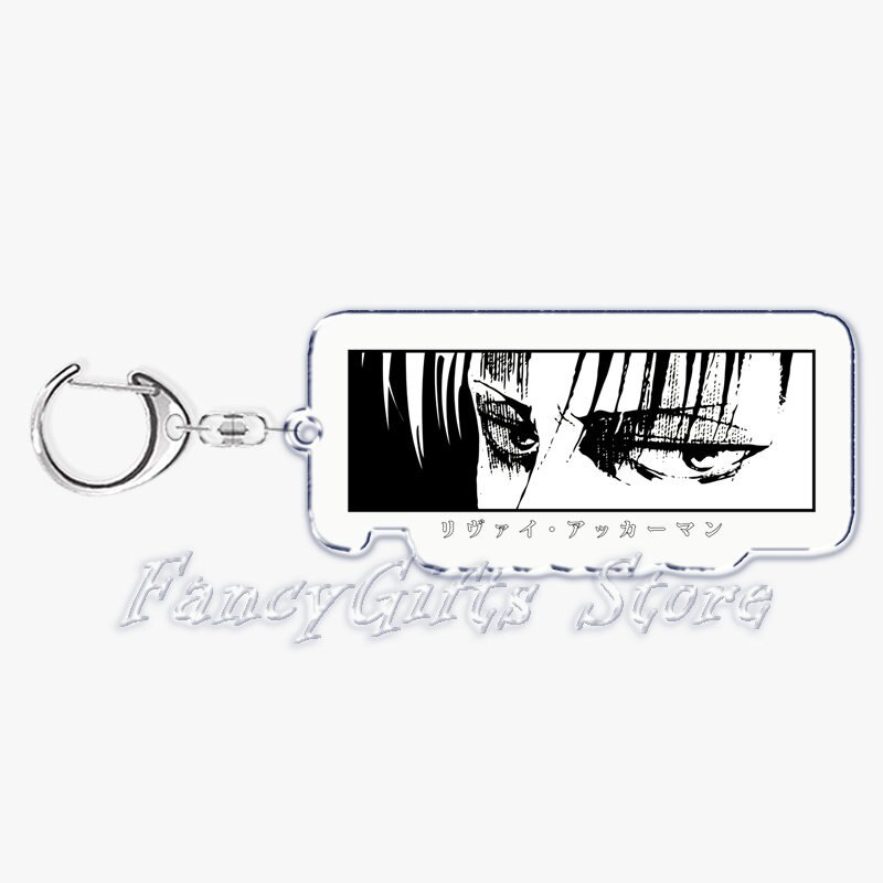 Móc khoá Anime Attack on Titan Eyes Mắt các nhân vật Eren Mikasa Levi Army phụ kiện trang trí dễ thương