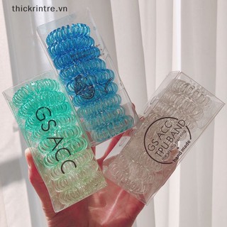 Set 9 Dây Buộc Tóc Lò Xo Co Giãn Nhiều Màu Sắc Cho Nữ vn