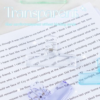 Trong Suốt Kẹp Giấy Tờ Tài Liệu Màu Kẹo Ngọt Cỡ Lớn Tiện Dụng Cho Học Sinh