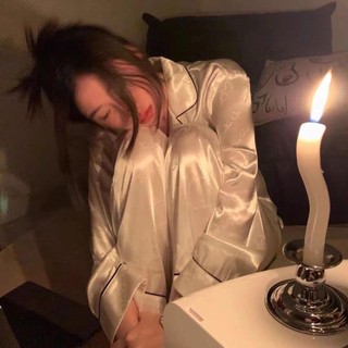 Bộ đồ ngủ lụa băng mỏng nữ cao cấp Bộ đồ mặc nhà nữ
