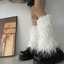 GODD Lông Thú Giả Lông Thú Giữ Ấm Chân Lông Giày Cao Gót Boot Còng Bao Carnivals Boot Cover