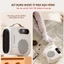 _Quạt sưởi mini Qcooko, máy sưởi mini để bàn 2 chiều 2200W LÀM NÓNG TỨC THÌ,bảo vệ CHỐNG LẬT