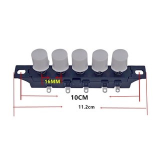 Clii Máy Tính Để Bàn Đa Năng Tầng Quạt Gear Nút 5 Phím Tốc Độ Nút Phím Công Tắc Phụ Kiện Cho Quạt Điện Sửa Chữa Một Phần
