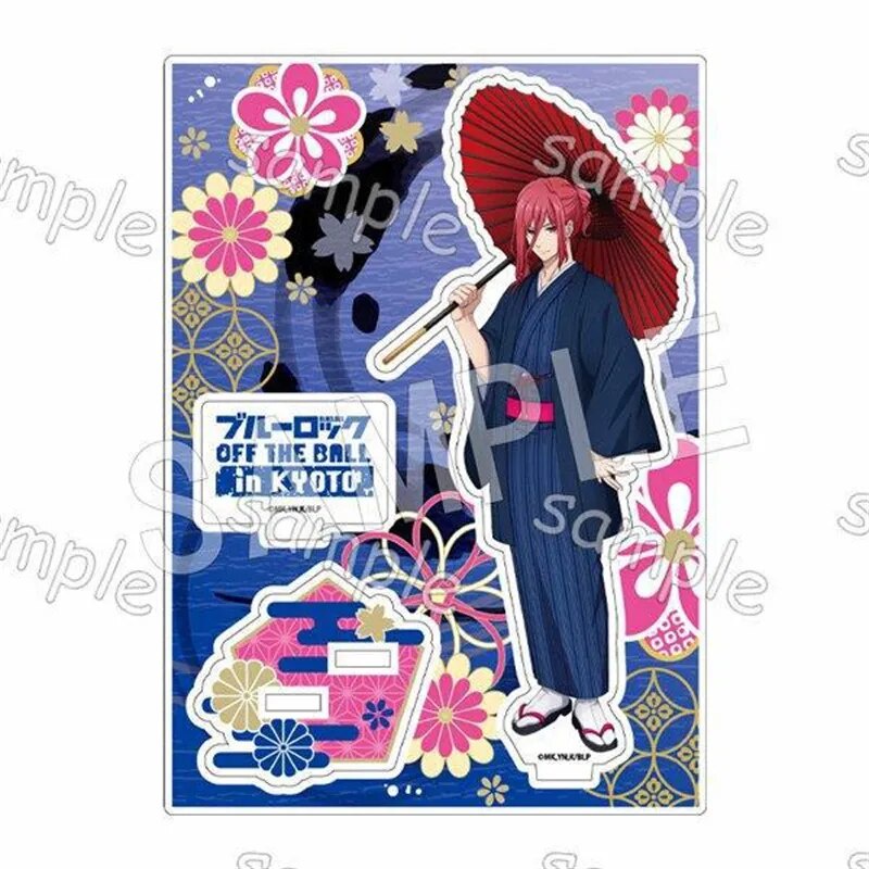 Mô hình Standee Anime Blue Lock Seishiro Nagi luv Acrylic Figure Chigiri Hyoma Phụ kiện trang trí để bàn góc học tập