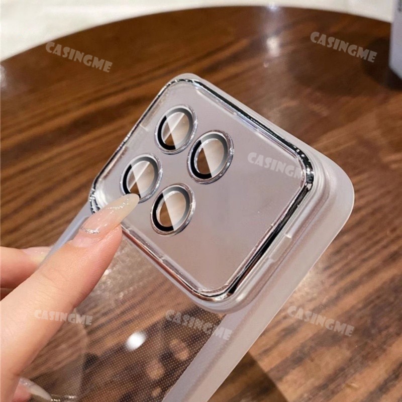 Ốp Điện Thoại Silicon Mềm Trong Suốt Mạ Điện Cho Poco X6 Pro 5G 2024 Poco X6Pro PocoX6Pro 5G Redmi K70 X6 Pro K70E
