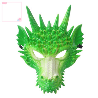 Mặt Nạ Bảo Vệ Mặt Hóa Trang Hình Đầu Rồng 3d Nhiều Màu Sắc Dùng Hóa Trang Tiệc Đông Nam Á