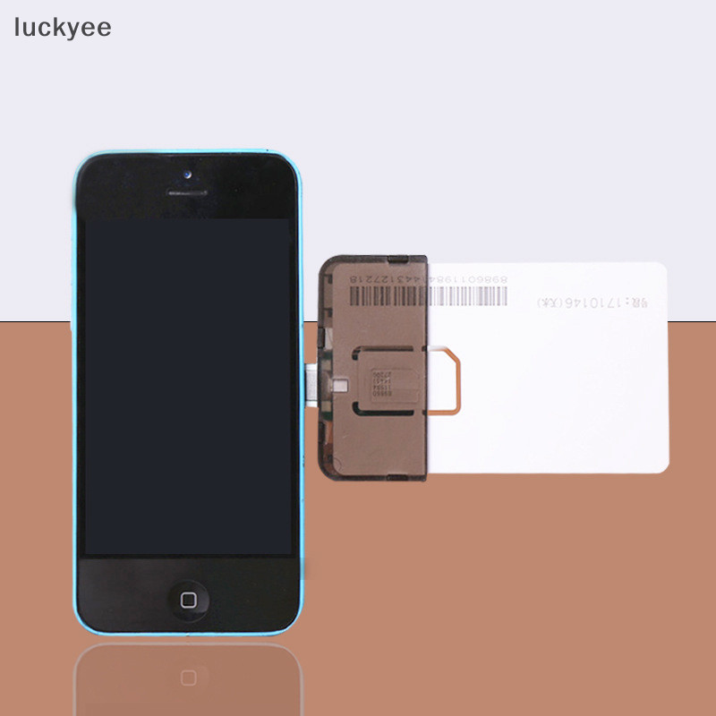 Luckyew Bộ chuyển đổi thẻ đọc SIM cho iPhone 5/6/7/8/X (Plug & Play)