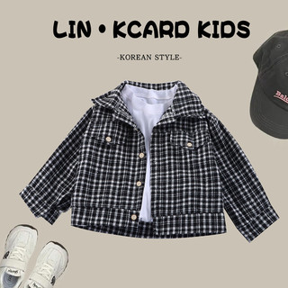 Áo Sơ Mi Bé Trai Dài Tay Thu Đông Kiểm Tra Áo Sơ Mi Trẻ Em Retro Màu Khóa Cardigan Phong Cách Mới Ve Áo Top Áo Bé Gái
