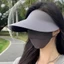 Mũ trống KANGN, Mũ che nắng chống nắng UV chống nắng Mũ vành che rộng, vải Nylon thoáng khí Mũ chống nắng khô nhanh mùa hè