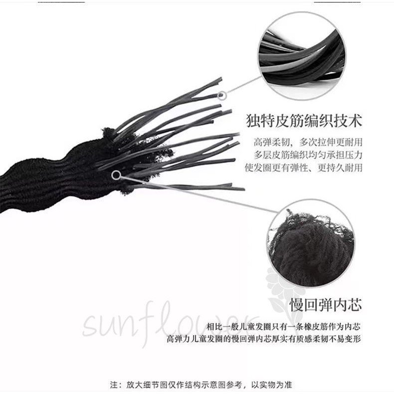 5 Chiếc Doudou Tóc Đầu Dây Phụ Kiện Tóc Đuôi Ngựa Cao Dụng Cụ Tiện Dụng