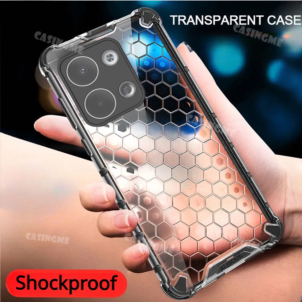 Chống Sốc Ốp Điện Thoại tpu + pc Trong Suốt Họa Tiết Tổ Ong Cho oppo reno8 reno7 reno 9 8 7 z 8z 7z reno8z reno7z pro 5g 4g