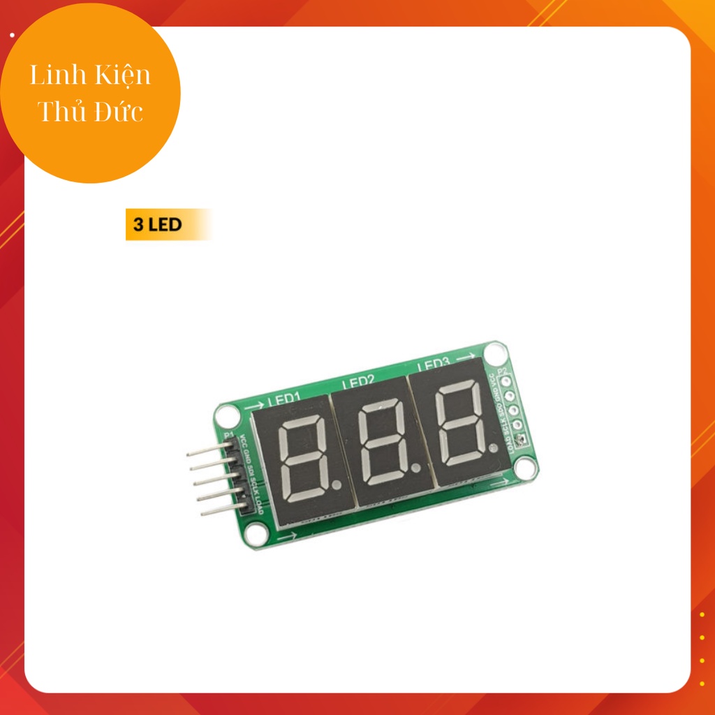 Mạch Hiển Thị LED 7 Đoạn 74HC595 3 Số | Shopee Việt Nam