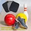 DELMER Bowling Shammy Pad, Easy-Grip Dots Dust Debris Remover Bowling Ball Khăn, Giải trí Máy đánh bóng có thể giặt được Khăn lau đa chức năng Làm sạch Bowling Wiping Nam Nữ