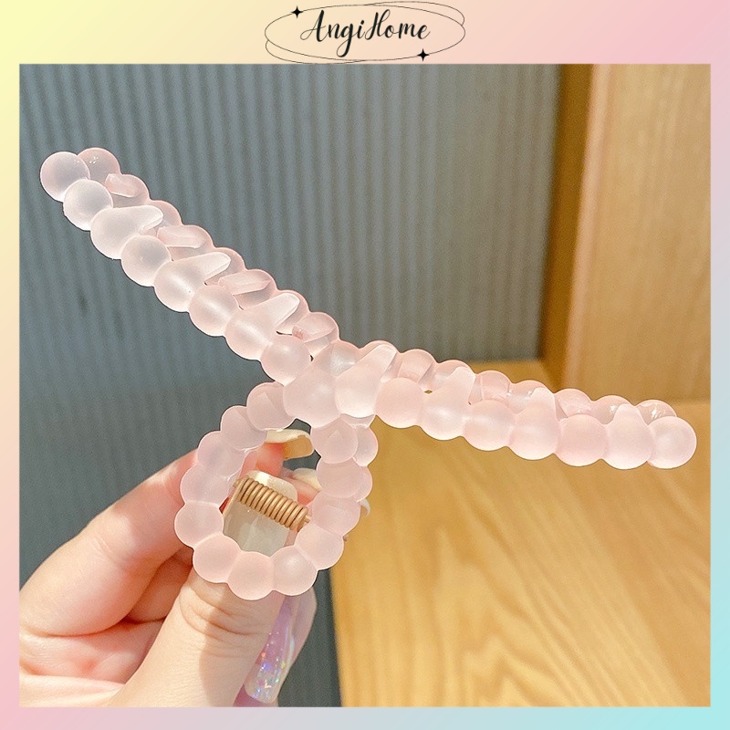 Kẹp tóc càng cua Hàn Quốc nữ đẹp hottrend trong suốt cỡ size lớn cặp búi tóc dễ thương cào 10 răng, 14 răng