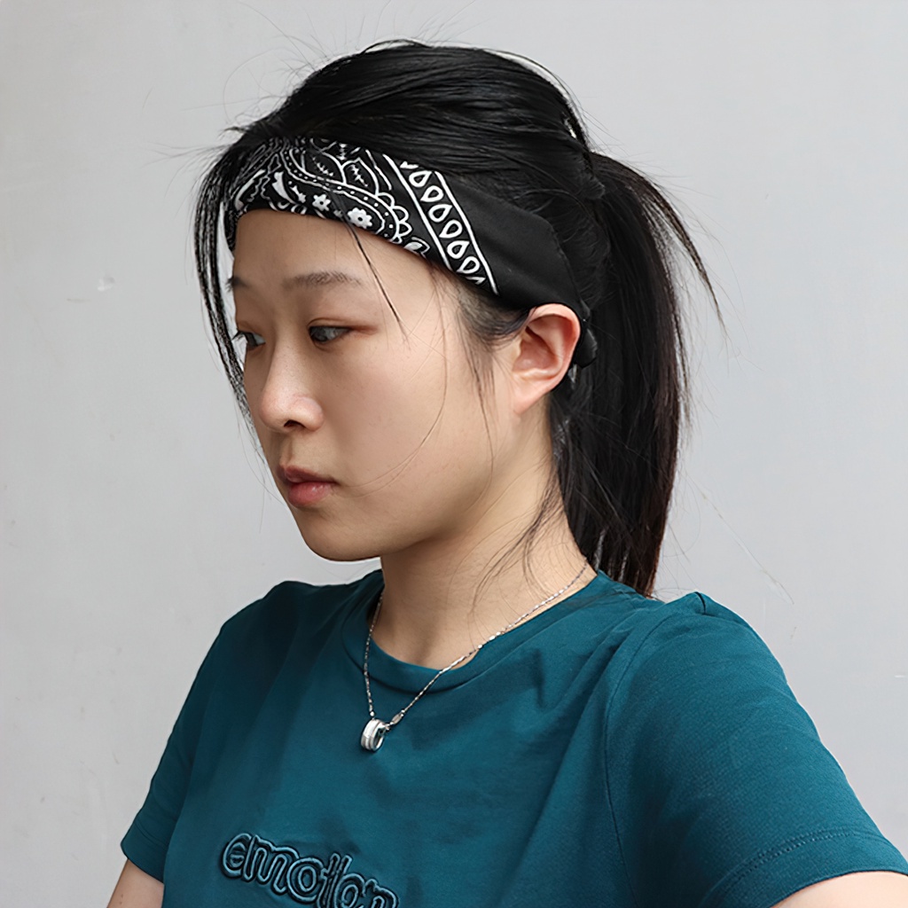 Giá sỉ - Khăn Bandana, Khăn Turban Hiphop Màu Sắc Trẻ Trung Năng Động - FETA