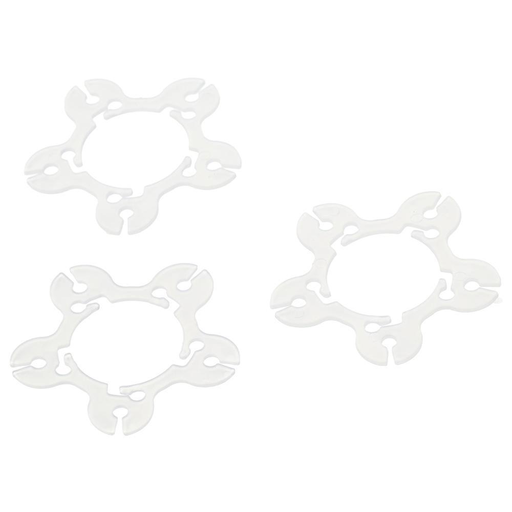 NORBORTO 100 Chiếc Bóng Vòm Giá Đỡ Khóa, Trắng Đa Năng Bóng Vòm Kẹp, Dễ Dàng Sử Dụng Hình Hoa Bóng Nhựa Kẹp Hoa Tiệc