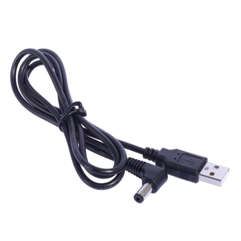 1m USB to DC5.5 x 2.1mm Charging Cable for Electronic Piano LED Light Power Cord