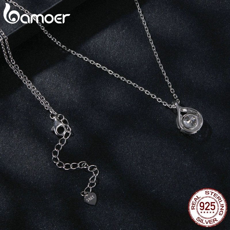 Bamoer Vòng cổ Bạc 925 Thời Trang Cho Nữ MSN024