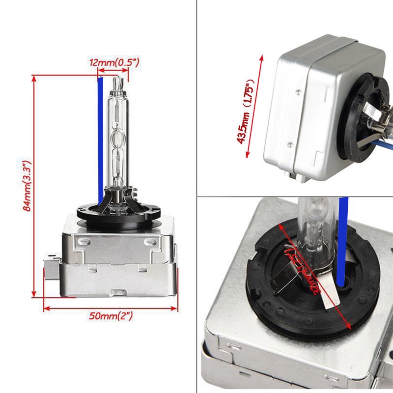 2X D8S D1S D2S D3S D4S HID Bóng Đèn Pha Ô Tô 12V 35W Xenon D1R D2R D3R D4R 4300K 6000K 8000K Ánh Sáng Cho Xe Bmw Benz Đèn Tự Động