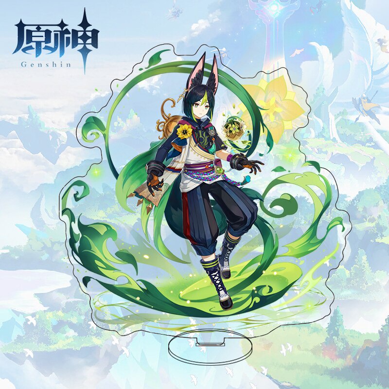 Mô hình Standee Cool Anime Figure Genshin Impact Xiao Hutao Kazuha Kunikuzushi Acrylic in hình nhân vật