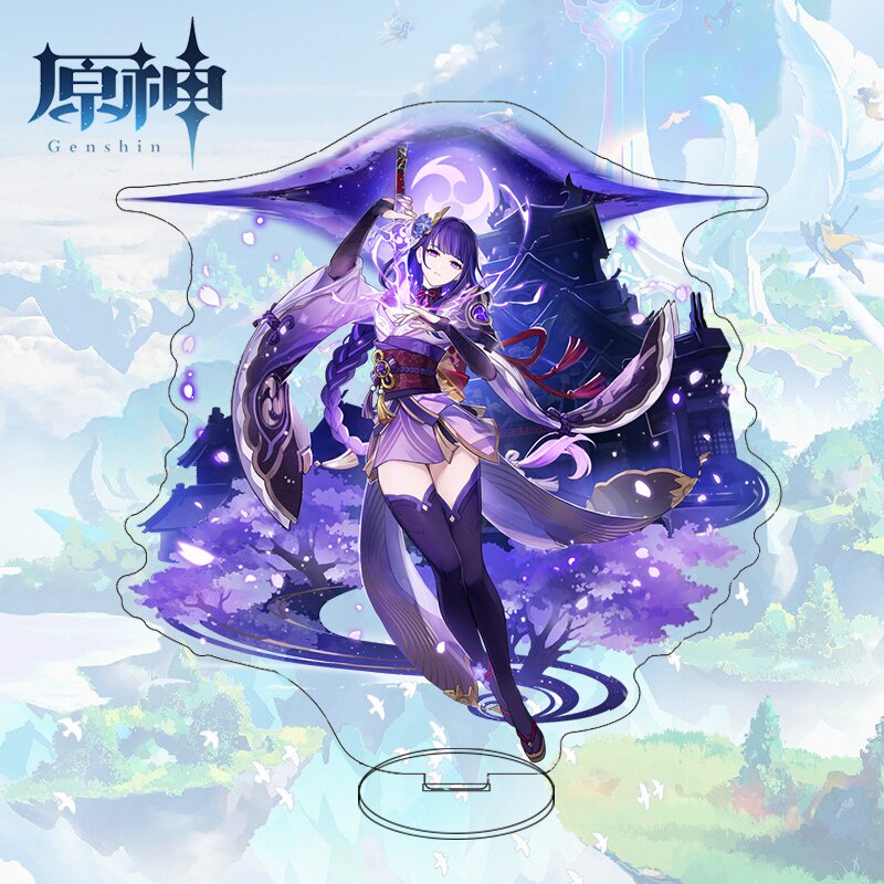 Mô hình Standee Cool Anime Figure Genshin Impact Xiao Hutao Kazuha Kunikuzushi Acrylic in hình nhân vật