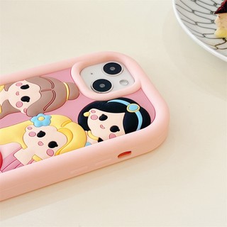 Ốp Điện Thoại Silicon Họa Tiết Công Chúa 3d Cho iphone 15 pro max 14 pro max 13 pro max 12 pro max