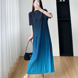 Miyake Chân Váy Xếp Ly Cao Cấp Thời Trang Dành Cho Nữ