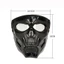 DELMER Đầu Lâu Kính Hình Ma Halloween Cosplay Bảo Vệ Có Thể Điều Chỉnh Bảo Vệ Mắt Hiệp Sĩ Thiết Bị UV Chống Cát Chống Gió Moto Kính Mắt Kính Xe Máy Chống Gió Kính