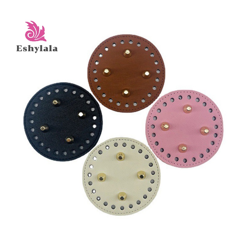 Đáy Tròn Cho Túi Dệt Kim Da Đế Túi Phụ Kiện Handmade Đáy DIY Móc Pad Dệt Da Đáy [MỚI]