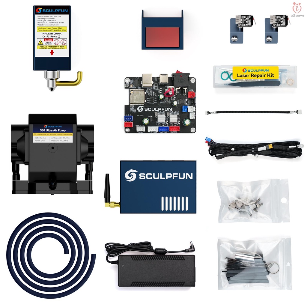 SCULPFUN Laser Module Kit with 32-bit Motherboard - Achieve High-speed ...