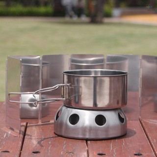 ANENG Bếp Cồn mini Xách Tay Màu Trơn Dùng Cho Cắm Trại / Nướng bbq