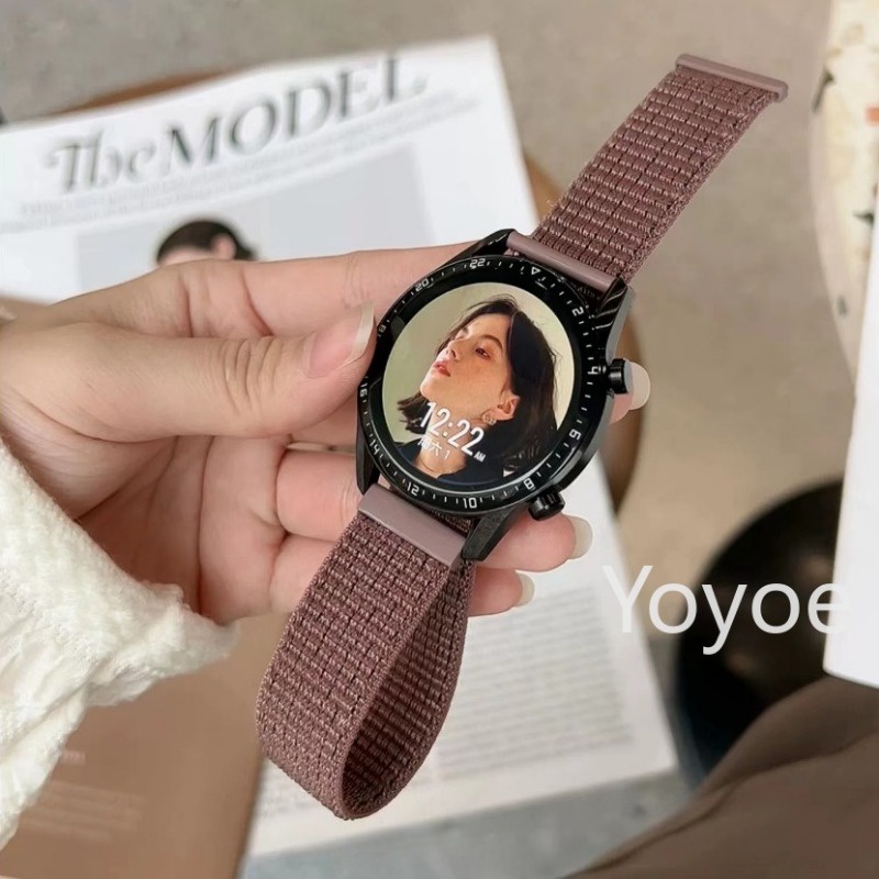HUAWEI Dây Đeo nylon Cho Đồng Hồ Thông Minh samsung galaxy watch 6 4 classic 5 pro 45mm 47mm 43mm 44mm gt 2e 3 22mm 20mm