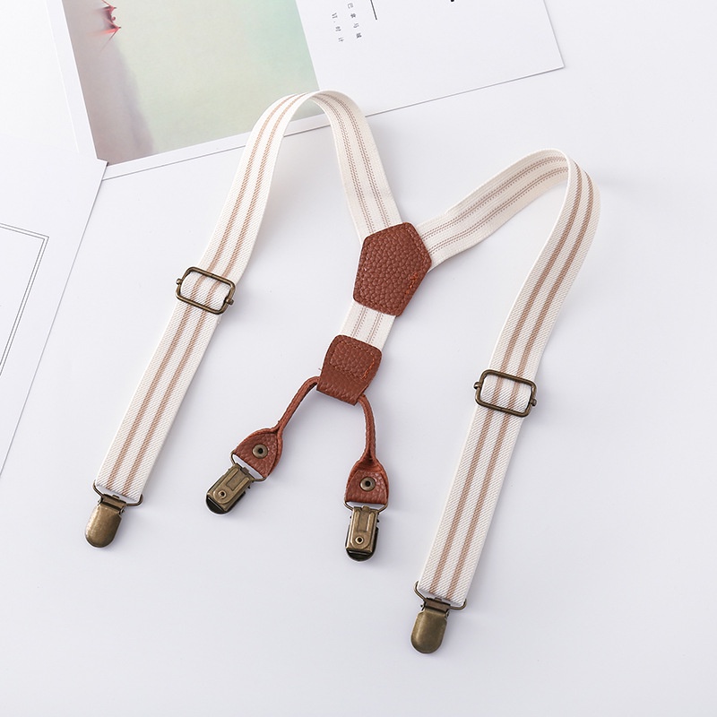 Quần trẻ em treo kẹp bé trai và trẻ mới biết đi treo kẹp quần thắt lưng chống trượt dây treo cố định kẹp bé gái hợp thời trang