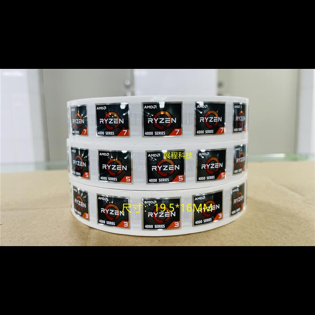 Miếng Dán Kim Loại 2024 AMD Ryzen R3 R5 R7 R9 Sharp Dragon 4000 / 5000 ...