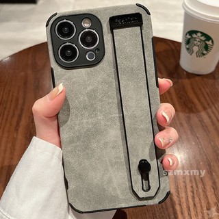 Ốp Điện Thoại Da Cừu Mềm Gắn Dây Đeo Cổ Tay Chống Rơi Cho iphone 14 13 12 11 pro x xs max xr 7 8 plus