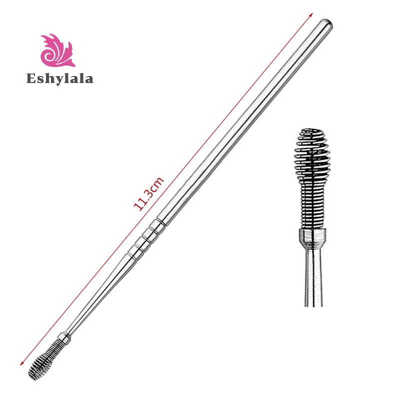 Dụng cụ làm sạch tai lò xo xoắn ốc bằng thép không gỉ Dụng cụ làm sạch tai 6pc di động [MỚI]