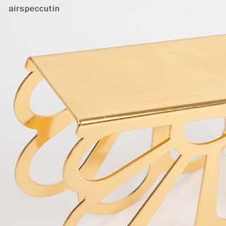 Airspeccutin Giá Đỡ Khăn Ăn Bằng Thép Không Gỉ Mạ Vàng Hình Vuông Sáng Tạo