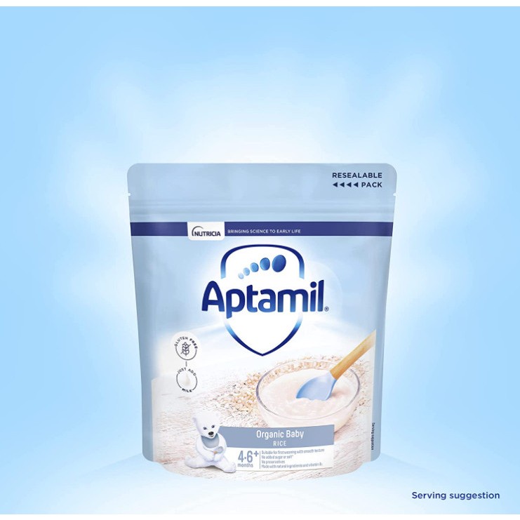 Bột Ăn Dặm Aptamil - Ăn Dặm Cho Bé TiBong Store, Dành Cho Bé Từ 4 Tháng Cung Cấp Đầy Đủ 17 Loại Vitamin
