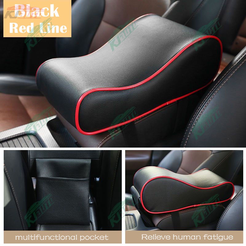 Đệm Lót Hộp Tỳ Tay Bằng Mút Hoạt Tính Phối Da Chuyên Dụng Cho Xe Hơi Nissan 2024 Kicks Versa Np300 Navara March Sentra Sylphy Qashqai Teana