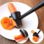 Máy thái rau củ MONOSTYLE, Dụng cụ gọt vỏ trái cây Dụng cụ cắt xoắn ốc hoa nhà bếp, Khắc họa tiết củ cải Công cụ uốn cong đa chức năng sáng tạo Máy thái khoai tây