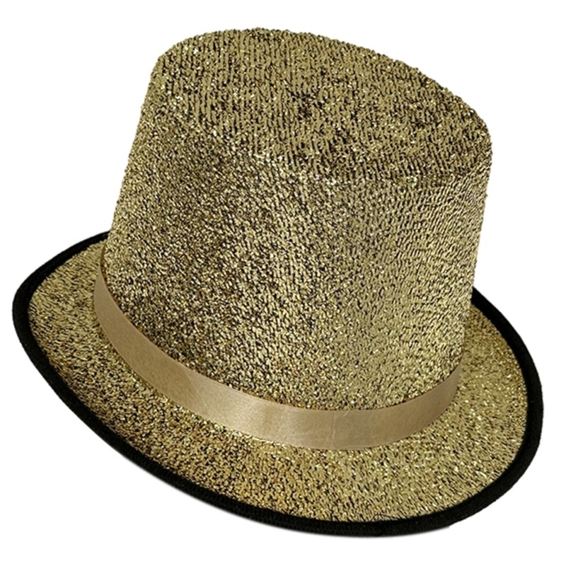 HIk Blingbling Fedora Long Lanh Pháp Sư Mũ Victoria Tuổi Nam Nữ Đạo Cụ Ảnh