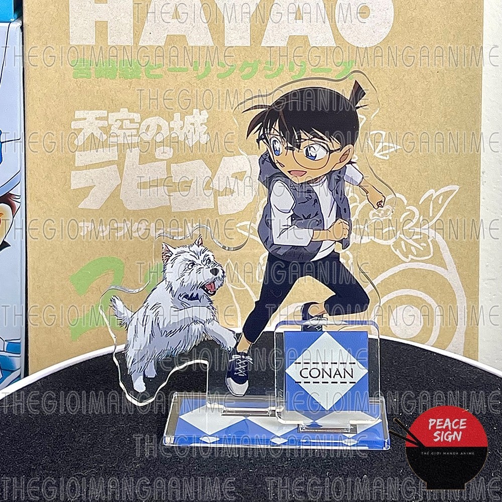 Mô hình DETECTIVE CONAN ver CHÓ MÈO Standee Thám Tử Lừng Danh tượng acrylic anime mica chibi
