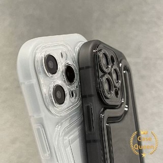 Ốp lưng chống sốc túi khí sang trọng đơn giản thời trang Tương thích cho IPhone 11 15 13 14 12 Pro Max 15 14 8 7 Plus XR 7Plus XS X Max SE 2020 Ốp mềm dày sang trọng