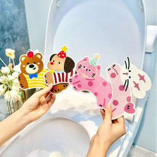 Miếng Dán Khử Mùi Thơm Phòng Nhà Vệ Sinh ECO, Miếng Dán Bồn Cầu Hình Thú Trang Trí Nhà Tắm